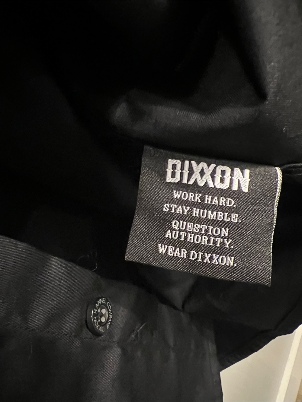 DIXXON Men’s XXXL Black Short-Sleeve Button-Up Workshirt - Picture 3 of 6